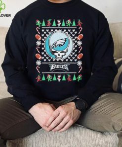 Bear Philadelphia Log Eagles Christmas Ugly Shirt