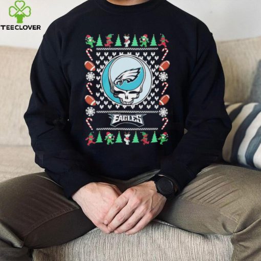 Bear Philadelphia Log Eagles Christmas Ugly Shirt