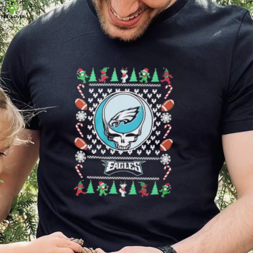 Bear Philadelphia Log Eagles Christmas Ugly Shirt