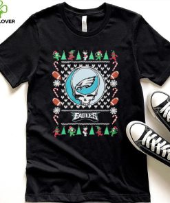 Bear Philadelphia Log Eagles Christmas Ugly Shirt