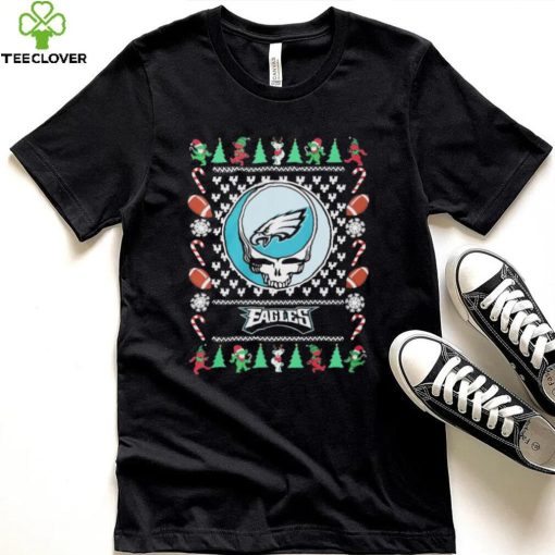 Bear Philadelphia Log Eagles Christmas Ugly Shirt