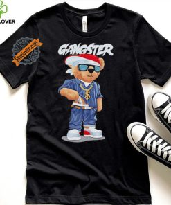 Bear with gun gangster shirt