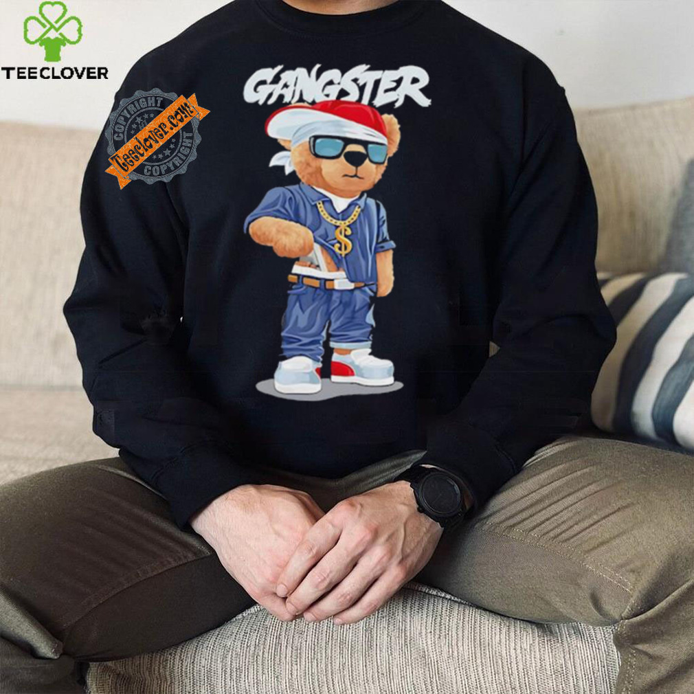 Bear with gun gangster shirt Bear with gun gangster shirt