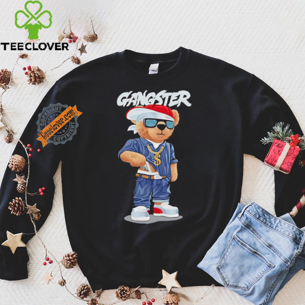 Bear with gun gangster shirt Bear with gun gangster shirt