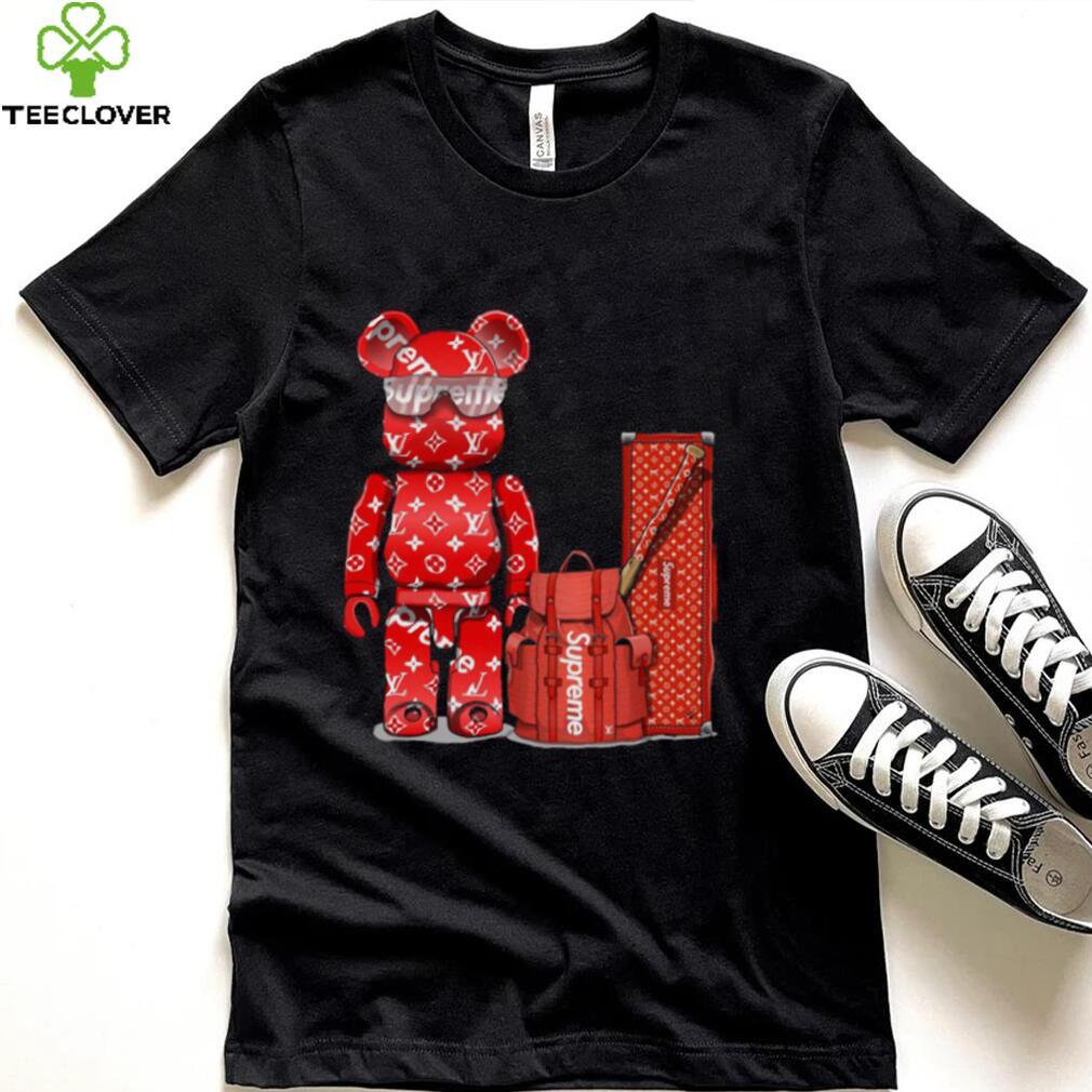 Bearbrick T shirt Bearbrick And Red Supreme Shirt Bearbrick T shirt Bearbrick And Red Supreme Shirt