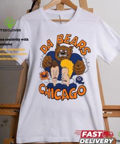 Bears NFL x Homage x Beavis and Butt Head Unisex Tri Blend T Shirt