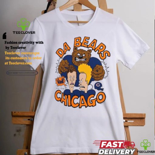 Bears NFL x Homage x Beavis and Butt Head Unisex Tri Blend T Shirt