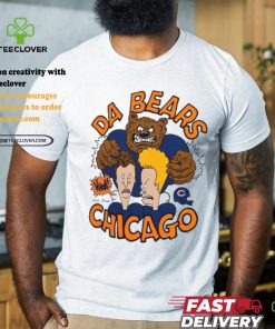 Bears NFL x Homage x Beavis and Butt Head Unisex Tri Blend T Shirt