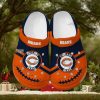 Bears Navy And Orange Crocs Shoes