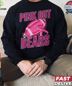 Bears Pink Out Football Tackle Breast Cancer T Shirt