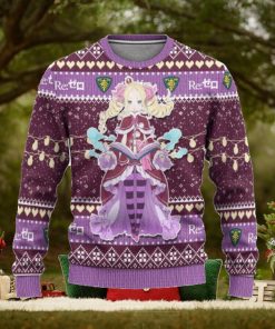 Beatrice Anime Custom Re Zero Xmas Ugly Christmas Sweater Gift For Men Women