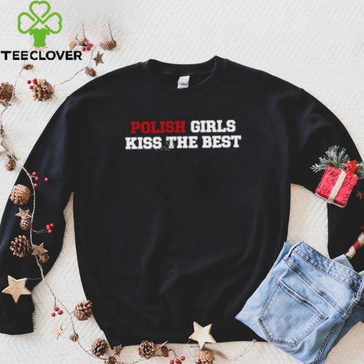 Beau Brooks Wearing Polish Girls Kiss The Best Long Sleeve Tee Shirt
