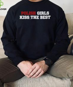 Beau Brooks Wearing Polish Girls Kiss The Best Long Sleeve Tee Shirt