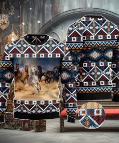 Beautiful Horses Ugly Christmas Sweater AOP All Over Printed Sweater