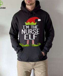 Beautiful I'm The Nurse Elf Christmas Family Elf Costume Shirt, Hoodie, Sweater, Longsleeve T Shirt