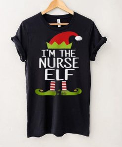 Beautiful I'm The Nurse Elf Christmas Family Elf Costume Shirt, Hoodie, Sweater, Longsleeve T Shirt