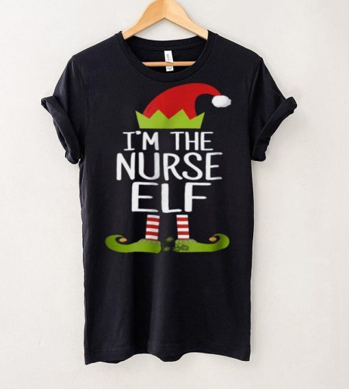 Beautiful I’m The Nurse Elf Christmas Family Elf Costume Shirt, Hoodie, Sweater, Longsleeve T Shirt