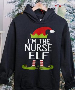 Beautiful I'm The Nurse Elf Christmas Family Elf Costume Shirt, Hoodie, Sweater, Longsleeve T Shirt