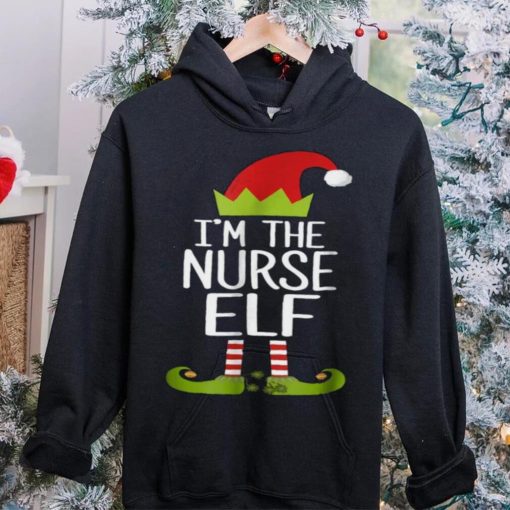 Beautiful I’m The Nurse Elf Christmas Family Elf Costume Shirt, Hoodie, Sweater, Longsleeve T Shirt