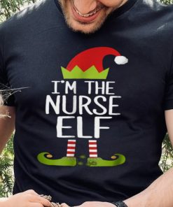 Beautiful I'm The Nurse Elf Christmas Family Elf Costume Shirt, Hoodie, Sweater, Longsleeve T Shirt