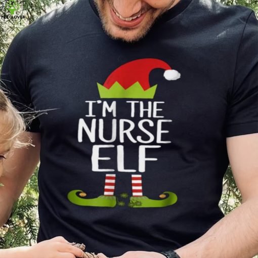 Beautiful I’m The Nurse Elf Christmas Family Elf Costume Shirt, Hoodie, Sweater, Longsleeve T Shirt