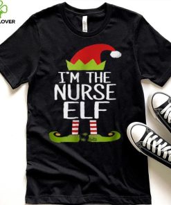 Beautiful I'm The Nurse Elf Christmas Family Elf Costume Shirt, Hoodie, Sweater, Longsleeve T Shirt