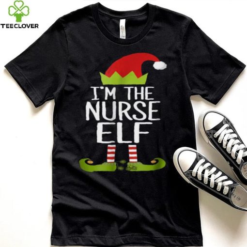 Beautiful I’m The Nurse Elf Christmas Family Elf Costume Shirt, Hoodie, Sweater, Longsleeve T Shirt