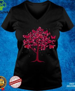 Beautiful Insect Cherry Blossom Tree Sakura Butterfly Shirt