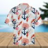 Beautiful Koi Fish And Anchor Hawaiian Shirt