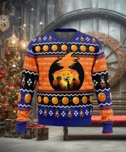 Beautiful Sunset Dragon Ball Z Ugly Christmas Sweaters