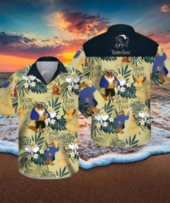 Beauty And The Beast Summer Vacation 3D Hawaii Shirt