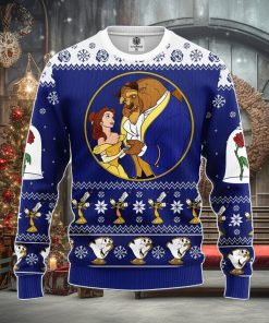 Beauty And The Beast Ugly Christmas Sweater Amazing Gift Men And Women Christmas Gift