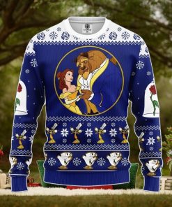 Beauty And The Beast Ugly Christmas Sweater Amazing Gift Men And Women Christmas Gift