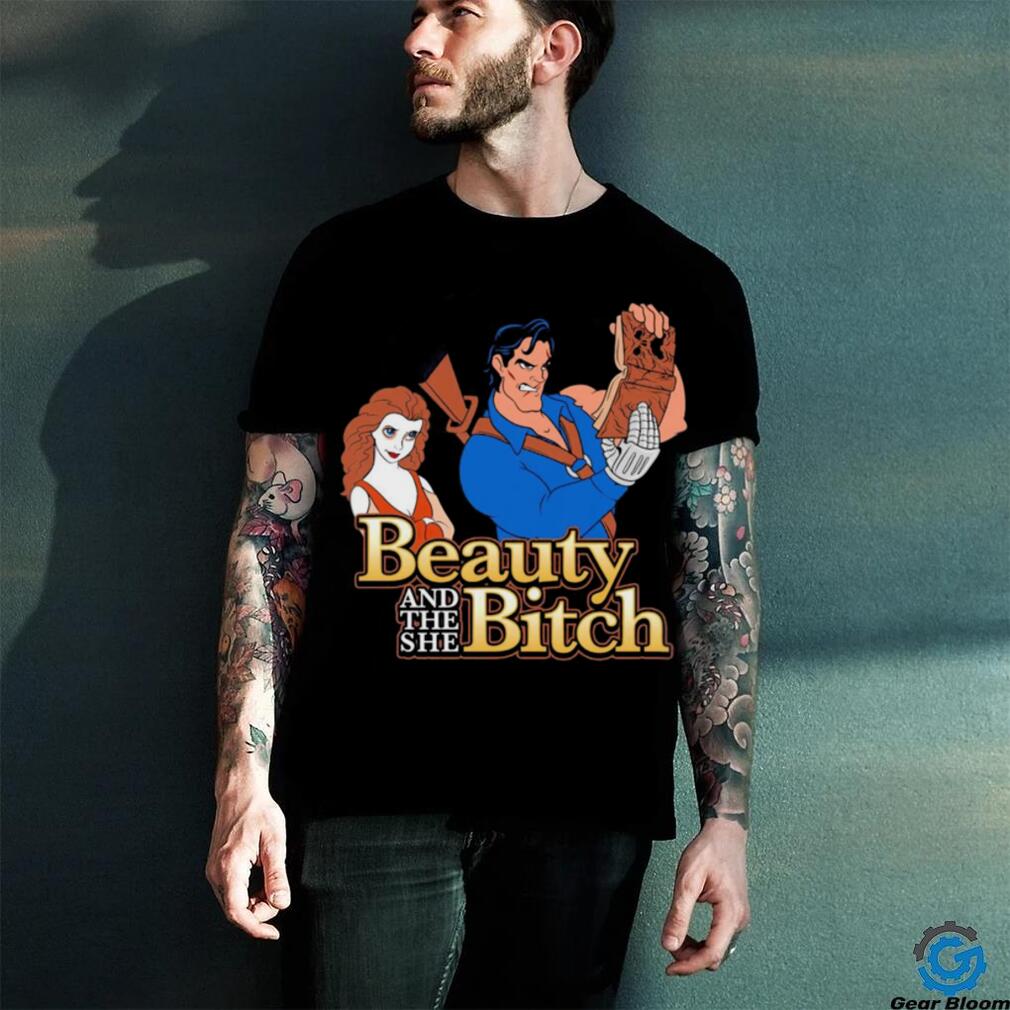 Beauty and the she Bitch cartoon shirt Beauty and the she Bitch cartoon shirt
