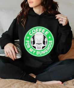 Beavis And ButHead Coffee For My Bunghole Logo T Shirt