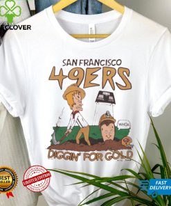 Beavis And Butt Head San Francisco 49ers football NFL Diggin’ For Gold hoodie, sweater, longsleeve, shirt v-neck, t-shirt