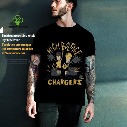Beavis And Butt Head X Los Angeles Chargers High Boltage shirt