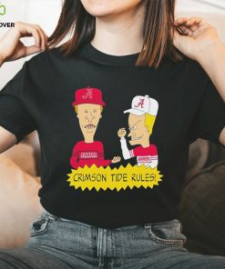 Beavis and Butt Head Alabama Crimson Tide Rules NCAA T Shirt