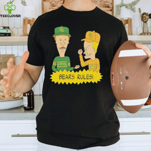 Beavis and Butt Head Baylor Bears Rules NCAA T Shirt