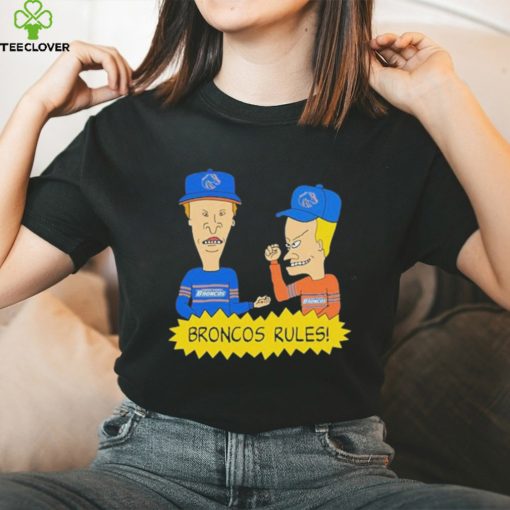 Beavis and Butt Head Boise State Broncos Rules NCAA T Shirt