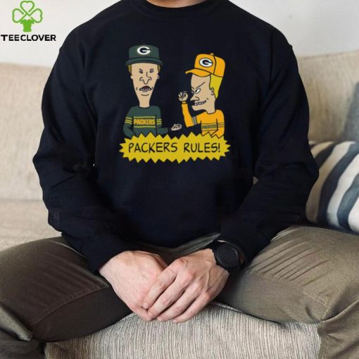 Beavis and Butt Head Green Bay Packers Rules NFL Shir