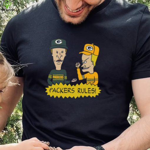 Beavis and Butt Head Green Bay Packers Rules NFL Shir