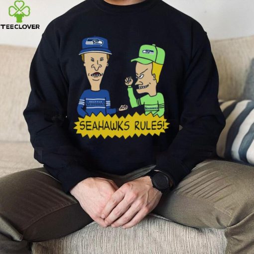 Beavis and Butt Head Seattle Seahawks Rules NFL Shirt