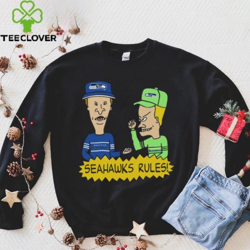 Beavis and Butt Head Seattle Seahawks Rules NFL Shirt