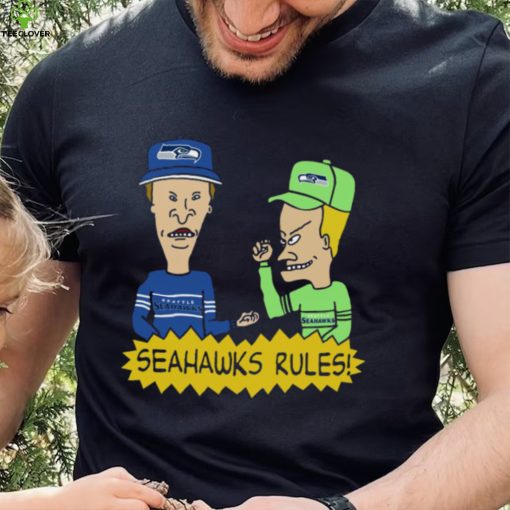 Beavis and Butt Head Seattle Seahawks Rules NFL Shirt