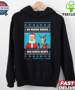 Beavis and Butt head Santa Claus and Krampus X Mas Sucks ho hohoh hohoh shirt