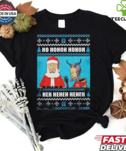 Beavis and Butt head Santa Claus and Krampus X Mas Sucks ho hohoh hohoh shirt 2 Beavis and Butt head Santa Claus and Krampus X Mas Sucks ho hohoh hohoh shirt