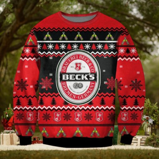 Beck’S Beer Ugly Christmas Sweater
