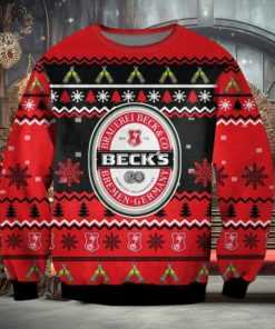 Beck’S Beer Ugly Christmas Sweater