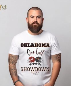 Bedlam 2023 Oklahoma Vs Oklahoma State One Last Showdown Matchup Shirt